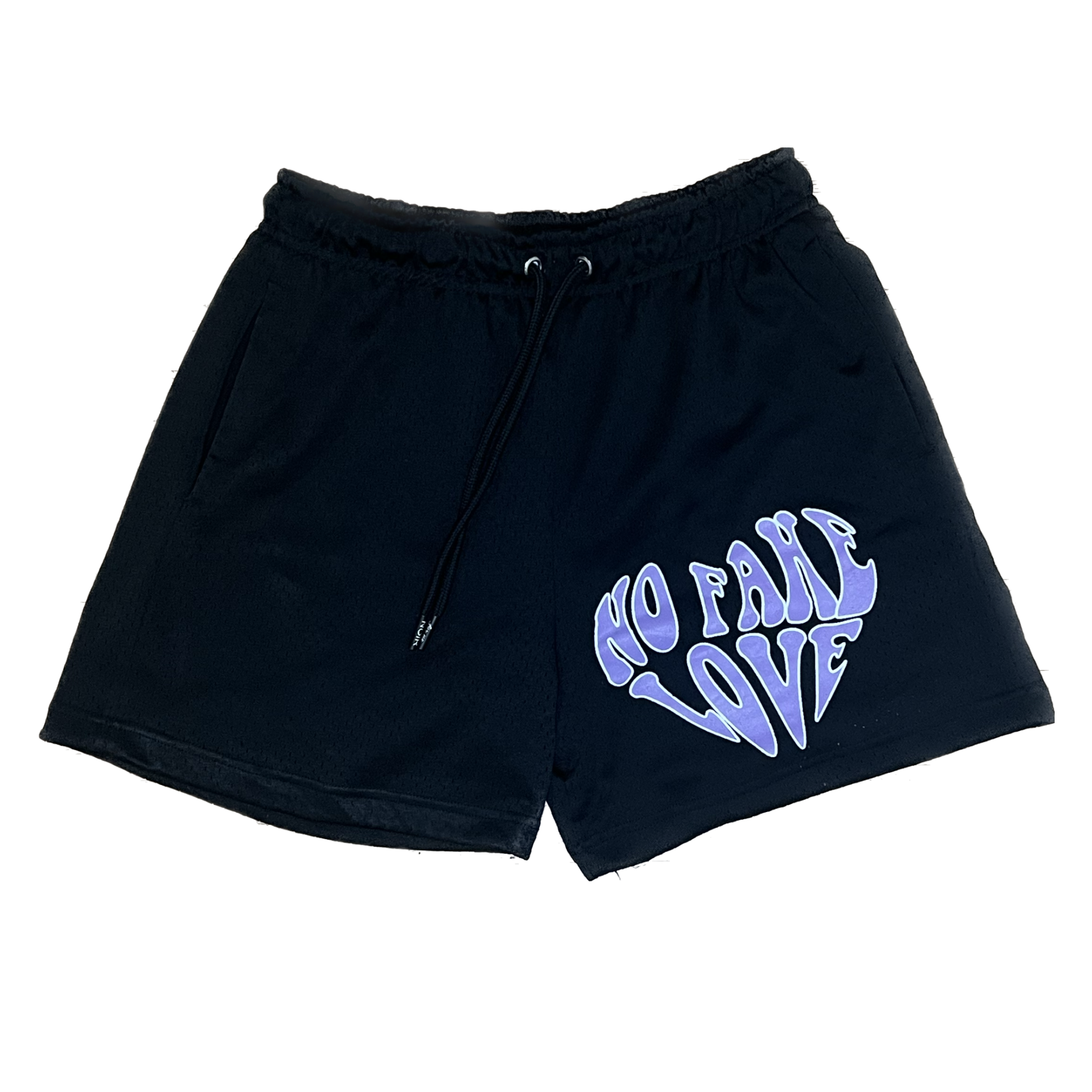 Black No Fake Love Shorts