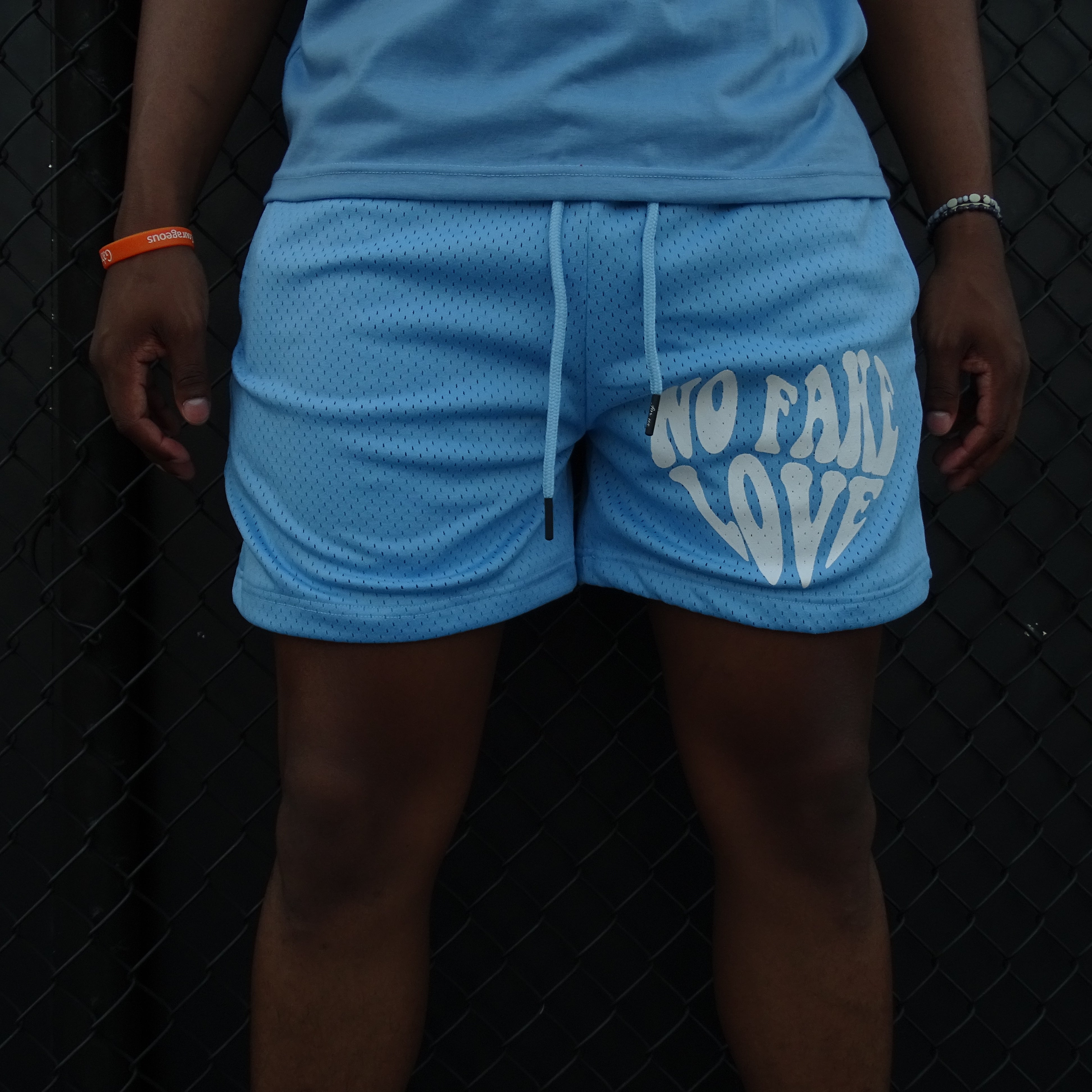 Blue No Fake Love Shorts