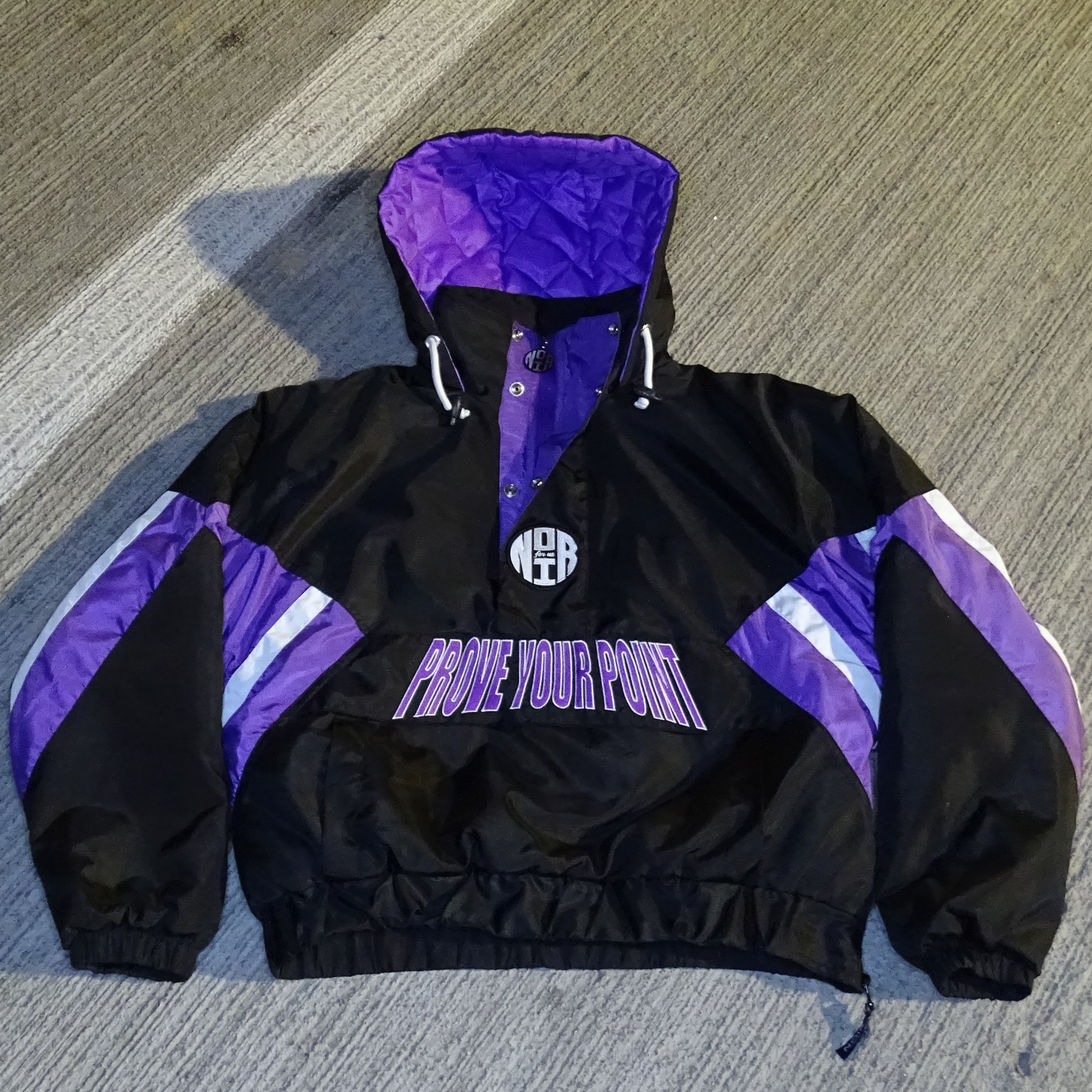 Black and Purple Vintage Jacket