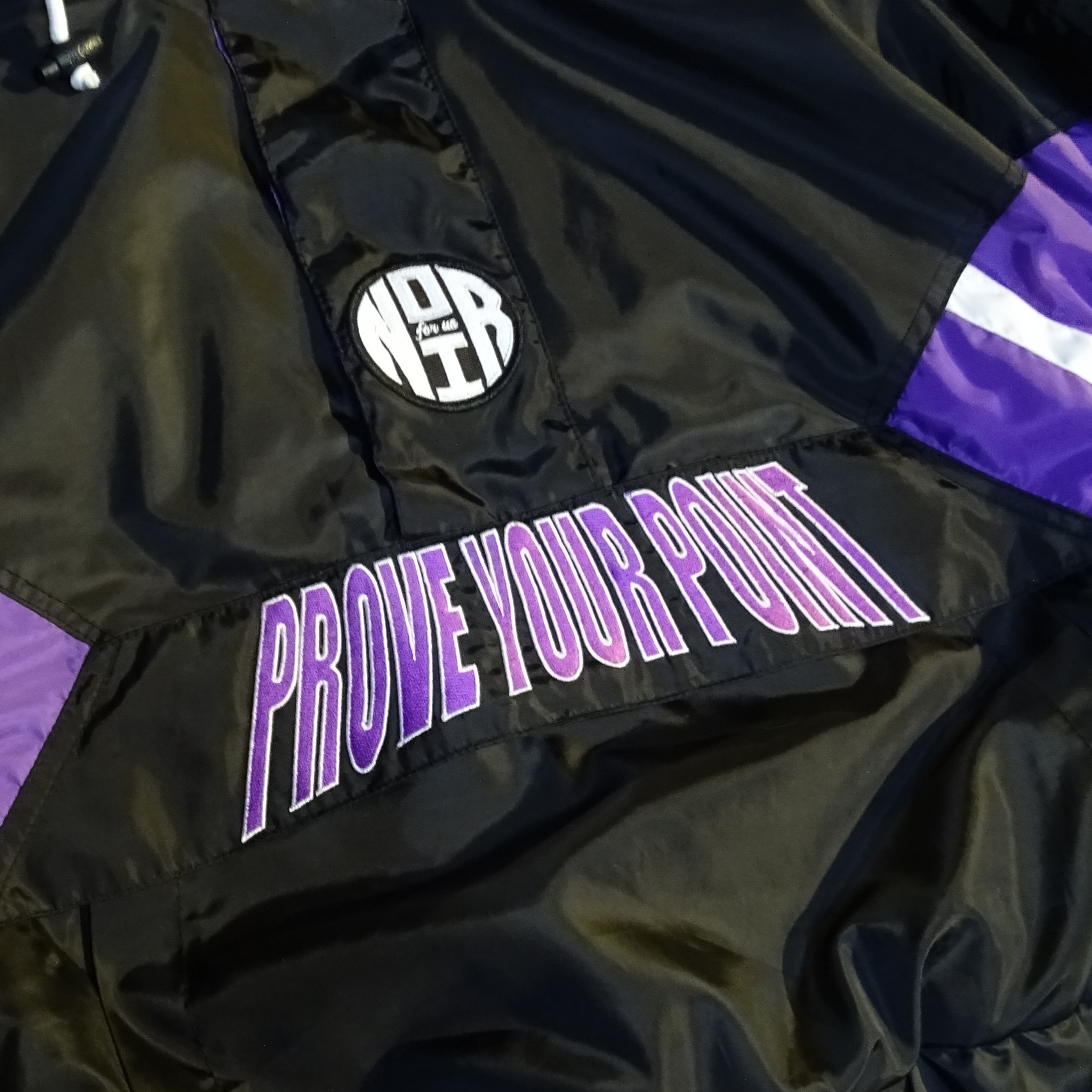 Black and Purple Vintage Jacket