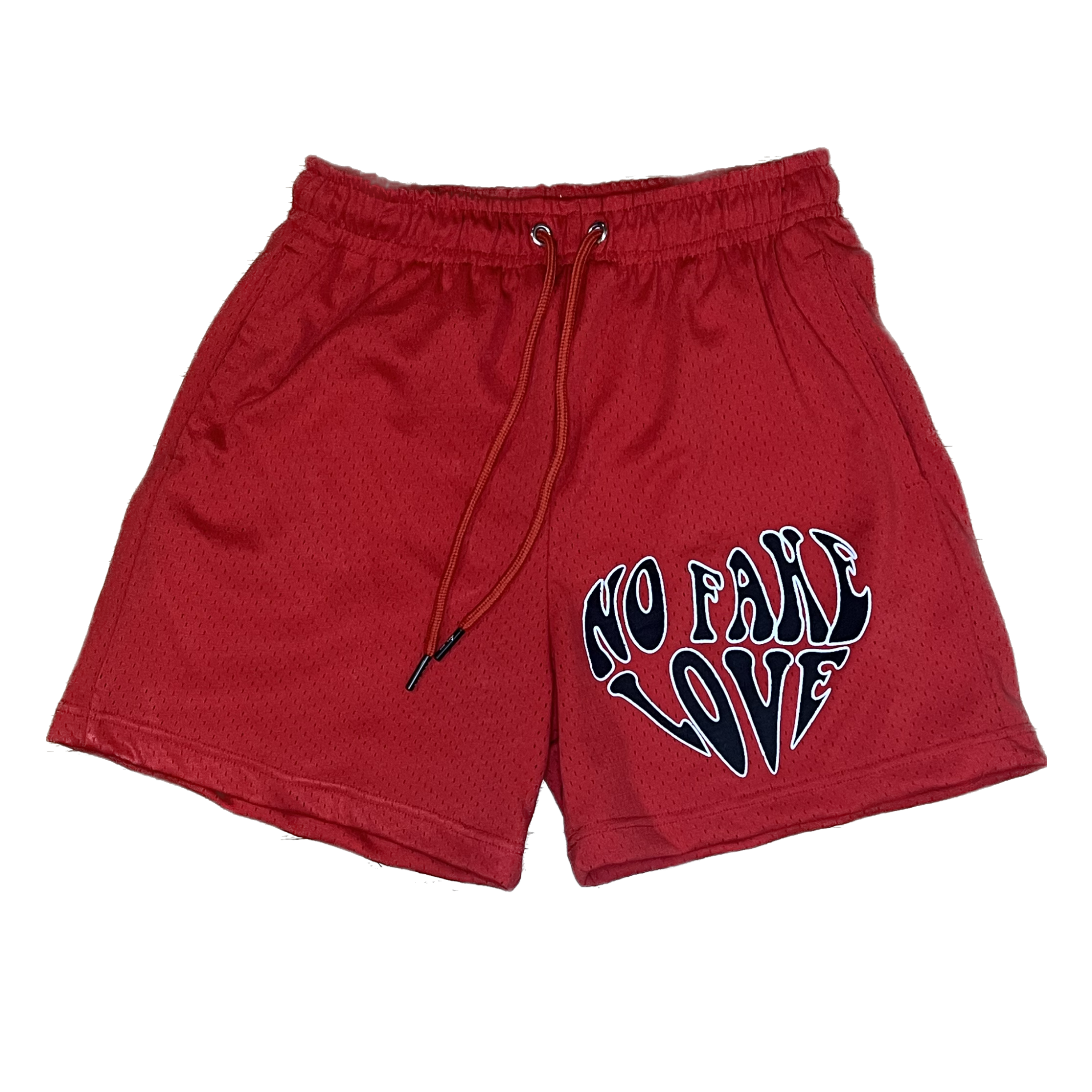 Red No Fake Love Shorts